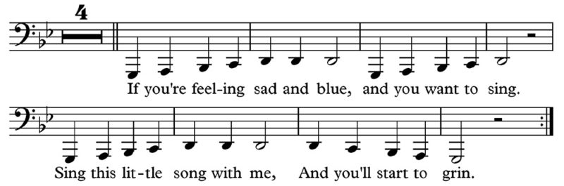 Student Brass - Bb Tuba - Bass Clef - Low