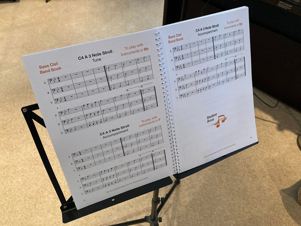 Student Brass - Mixed Ability Band Book - Bass Clef