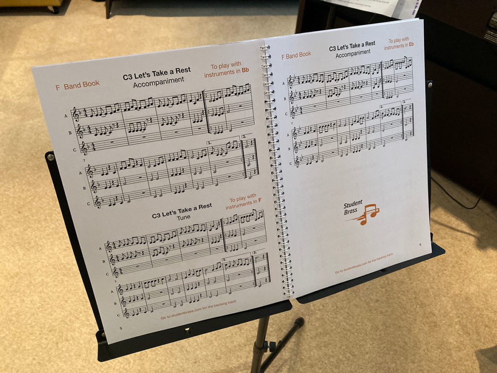 Student Brass - Mixed Ability Band Book - F Instruments